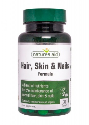 Natures Aid Hair, Skin and Nails Formula 30 tabs